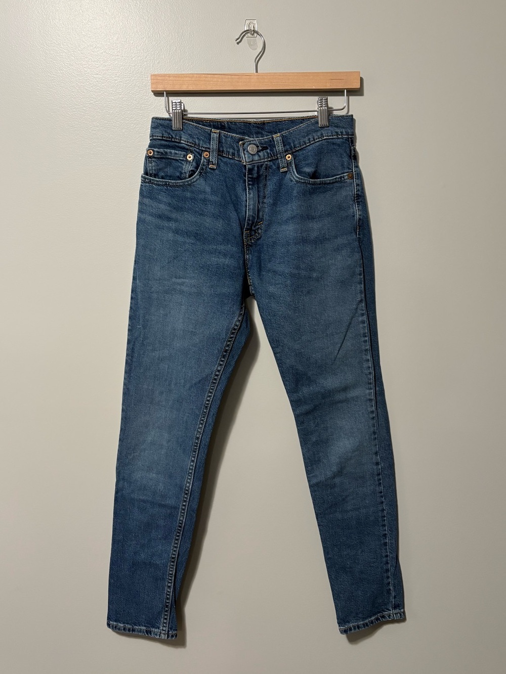 Levi's 512 Slim Taper Jeans Mid Rise Medium Faded Wash